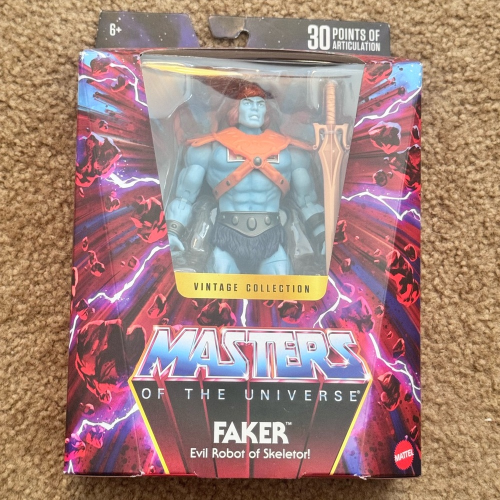 Mattel Masters of the Universe Blue and Orange Action Figure